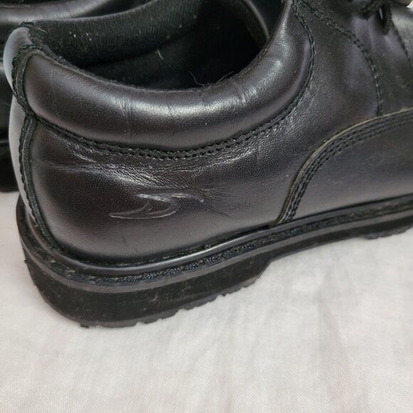 Dr. Scholl's Leather Sz 8 1/2 W Work Shoes Men's Paul Black Slip & Oil Resistant - Picture 15 of 15